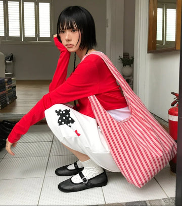 SUMMER STRIPE TERRY BAG